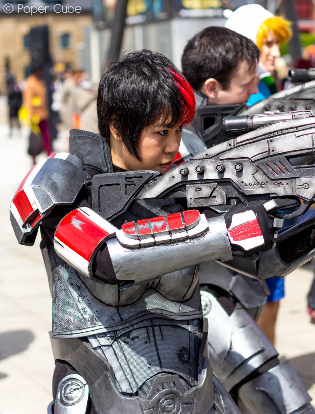 Male and Female Commander Shepherd - Mass Effect 3 by Paper-Cube on ...