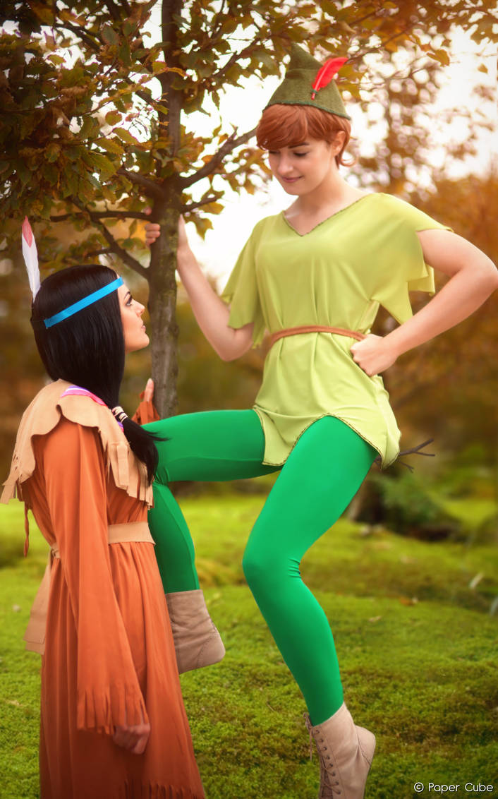 Peter Pan And Tiger Lily By Paper Cube On DeviantArt peter-pan-and-tiger-lily-by-paper-cube-on-deviantart