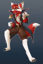 Finished Commission - Pirate Fox