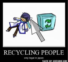 recycling people