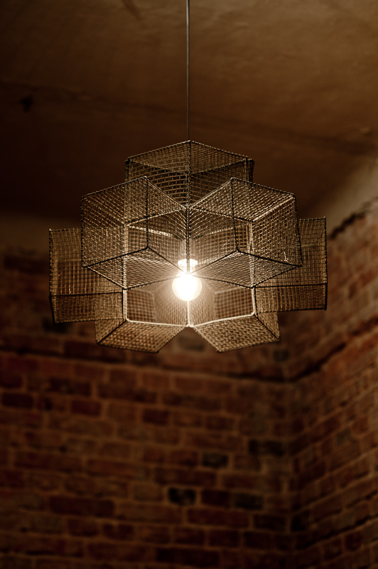 Snowflake cage chandelier pendant light