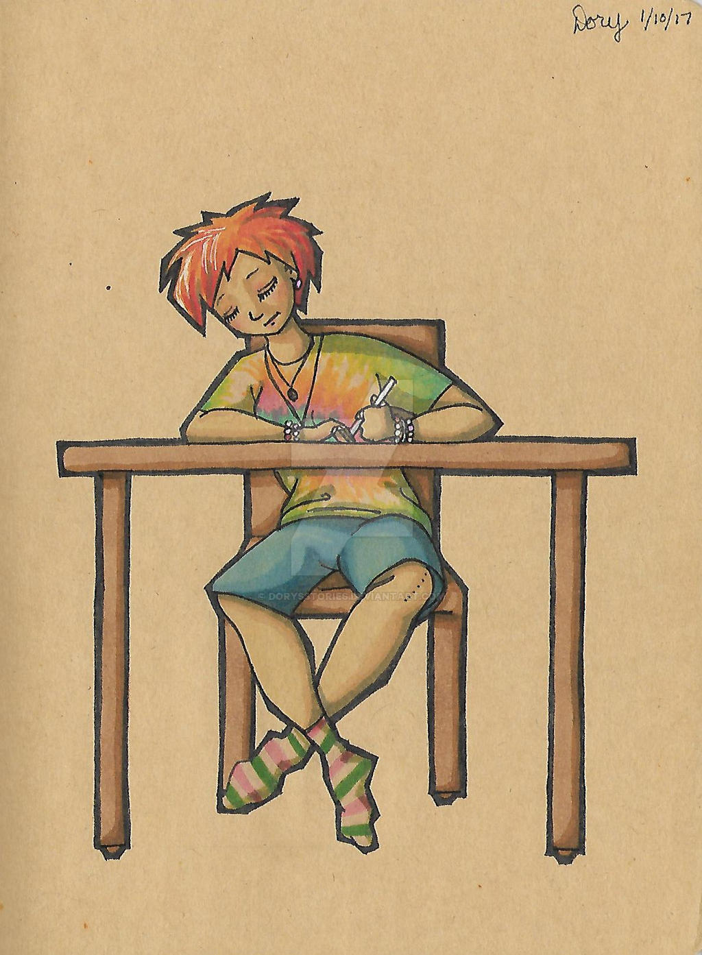 She's Draw Me She taught me to draw by DorysStories on DeviantArt