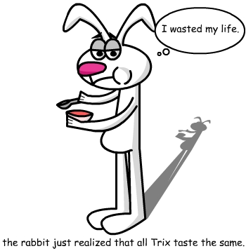 One Disappointed Trix Rabbit by autoacat on DeviantArt