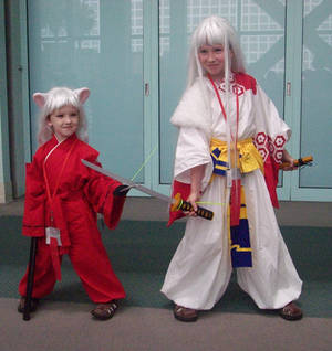 Chibi Inuyasha and Seshoumaru