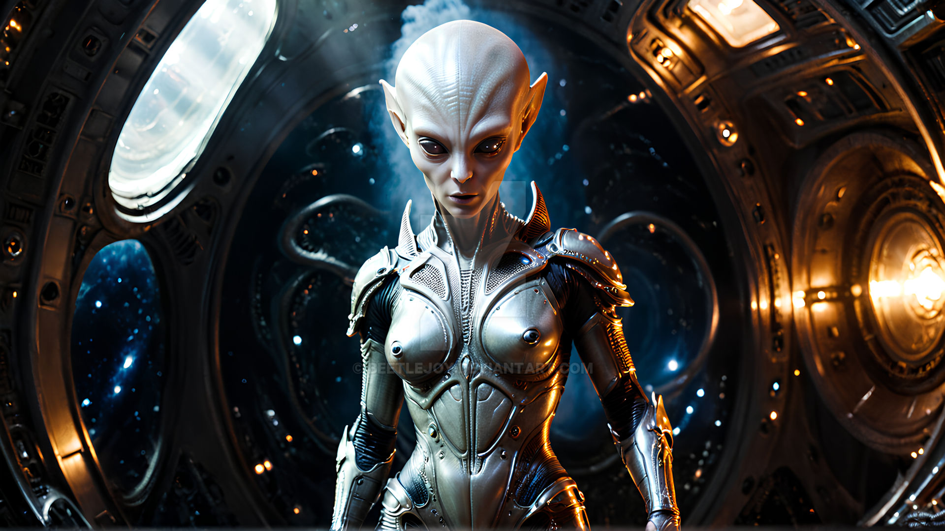 Alien warrior (Female) 003 by Beetlejoy on DeviantArt