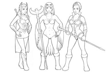 The Women of Grayskull Inks