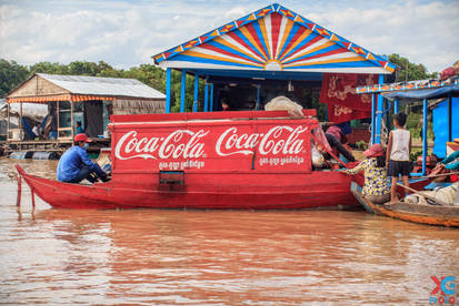 Floating Coca-Cola