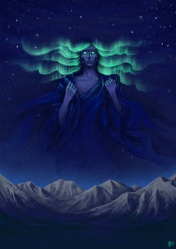 Goddess of Northern lights