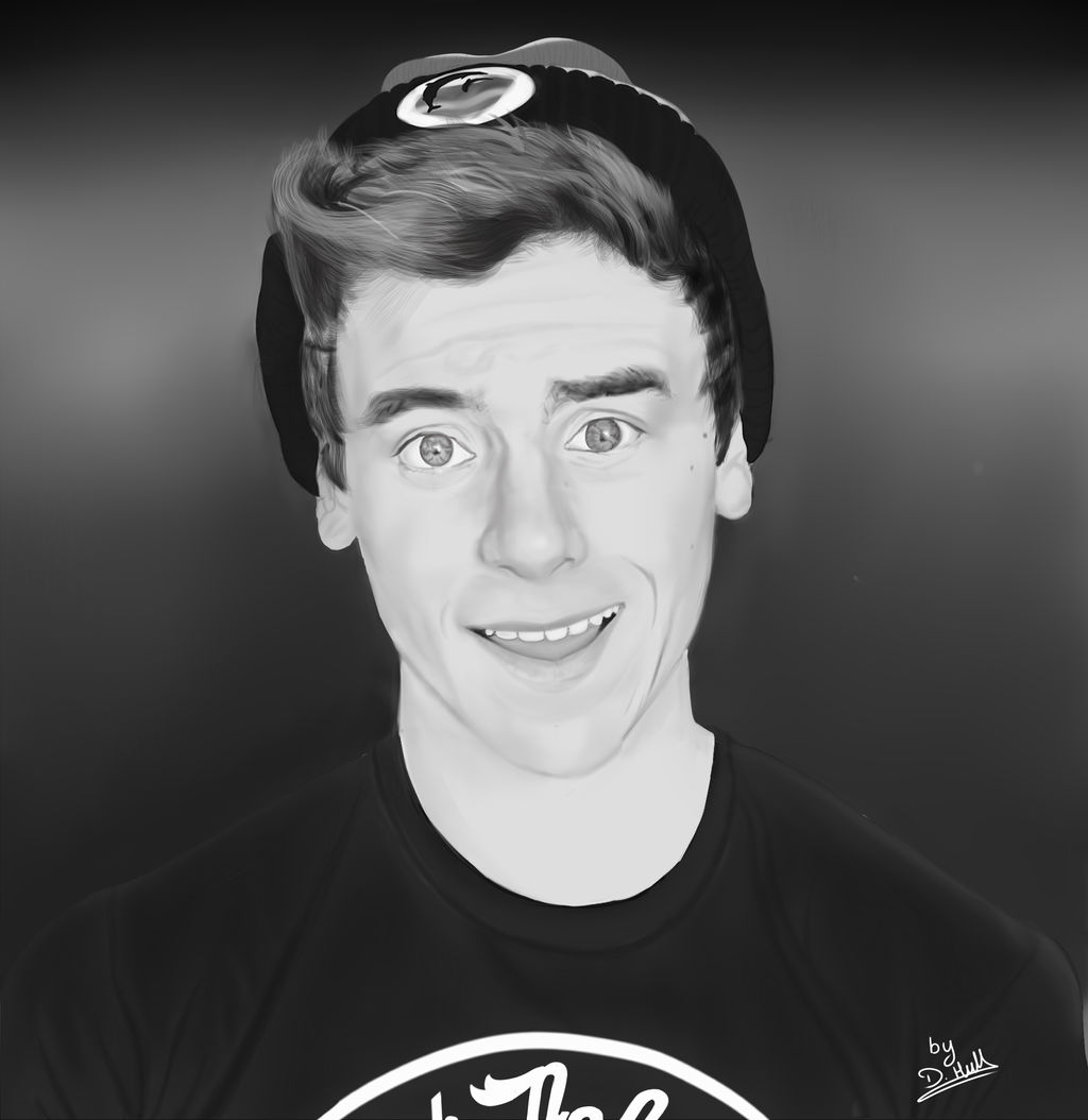 Connor Franta portrait by Divina-H-ART
