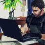 Chris Redfield on Notebook