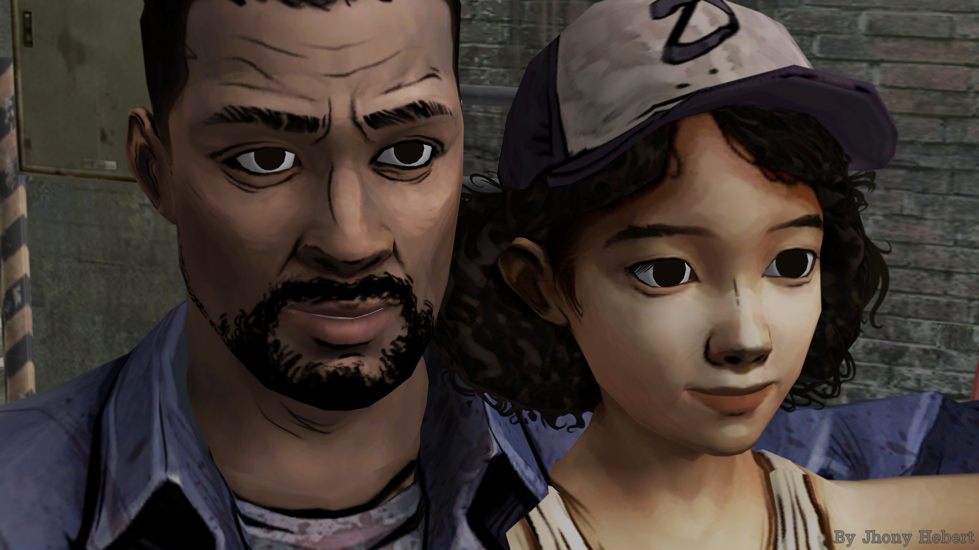 Lee and Clementine - The Walking Dead by JhonyHebert on DeviantArt
