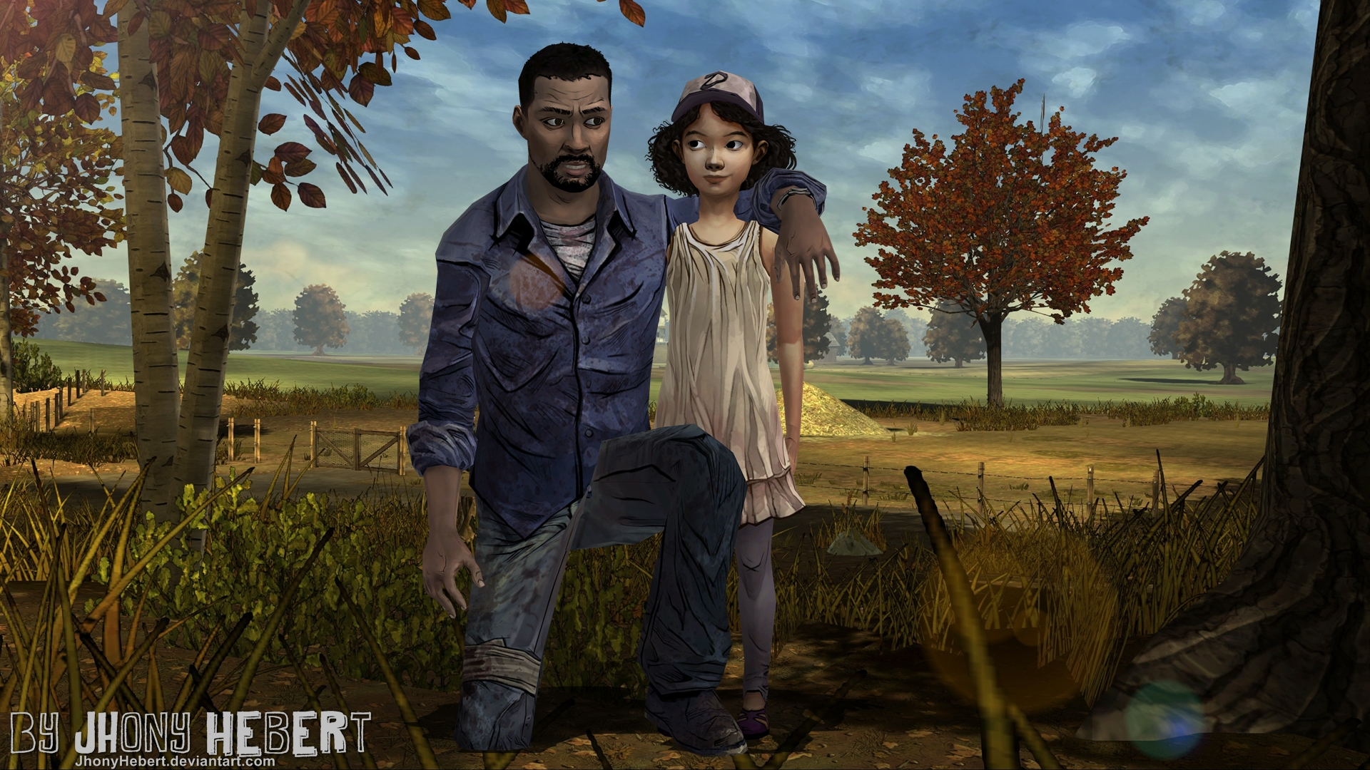 The Walking Dead - Lee and Clementine