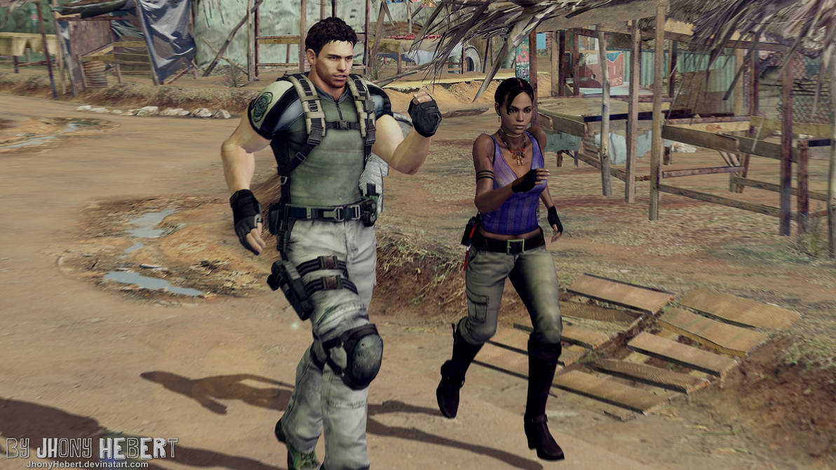 Chris And Sheva Resident Evil 5 By JhonyHebert On DeviantArt chris-and-sheva-resident-evil-5-by-jhonyhebert-on-deviantart