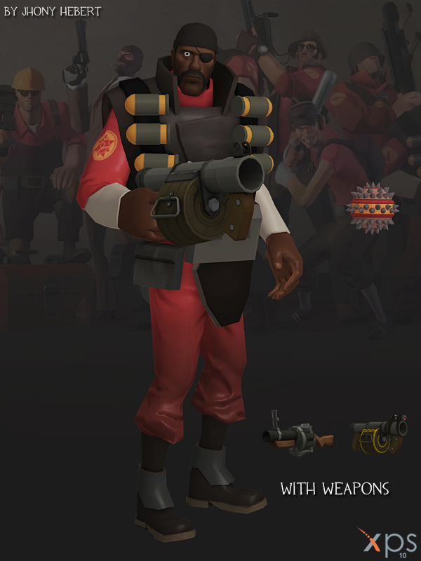 Demoman - Team Fortress 2 (Blue and Red)