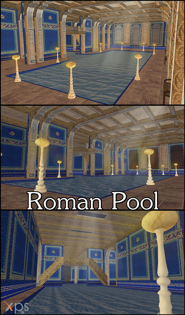 Roman Column Pool Roman Pool by JhonyHebert on DeviantArt