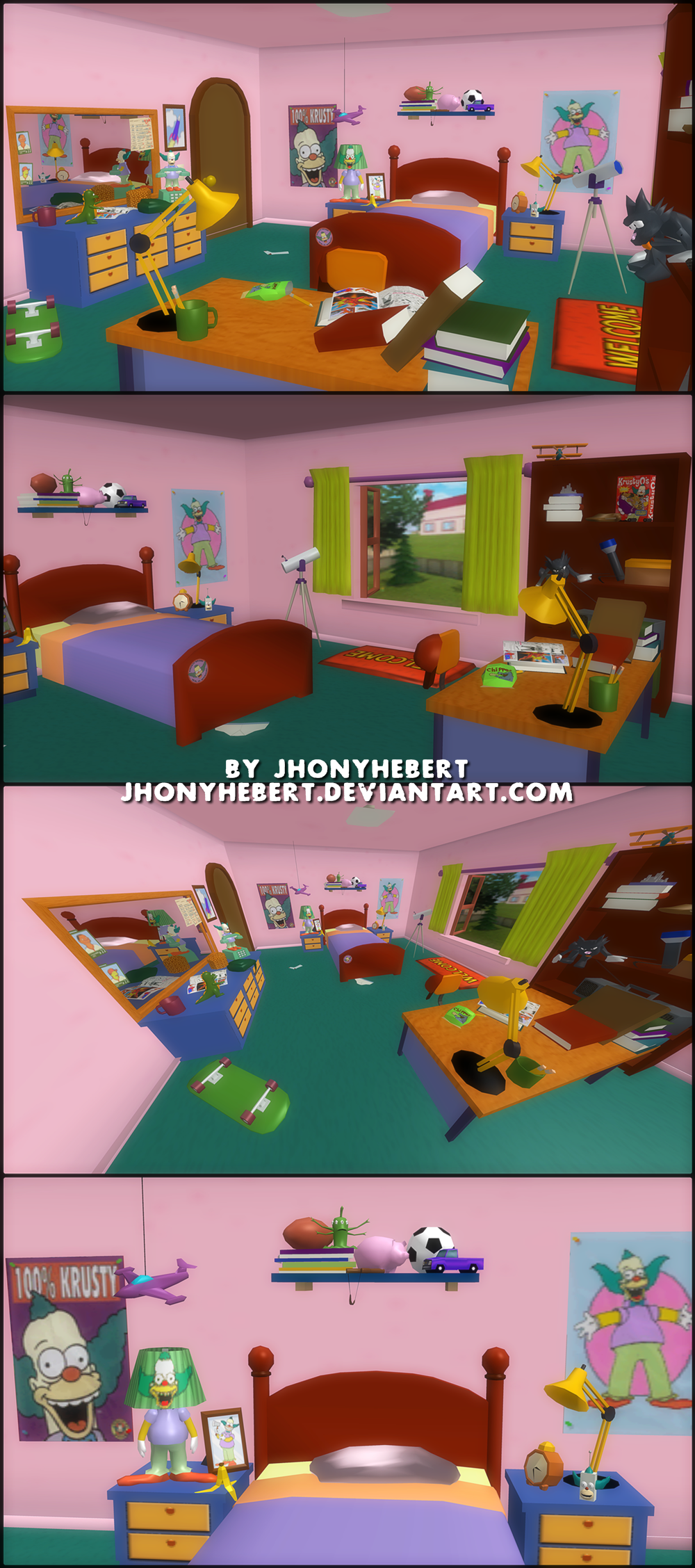 The Simpsons Hit and Run - Bart Bedroom