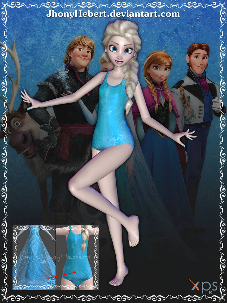 compleet spiraal Bevatten Elsa - Frozen ( Bikini Mod ) by JhonyHebert on DeviantArt