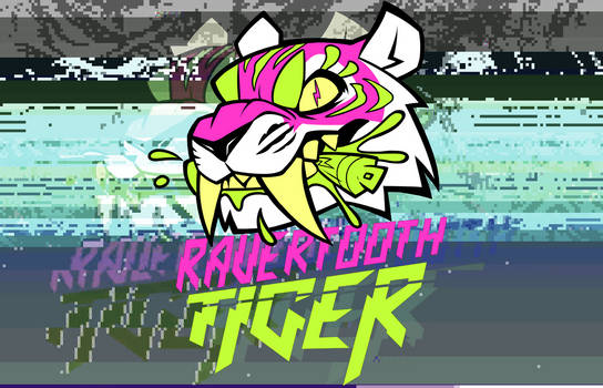 Ravertooth Tiger Glitch Desktop 1
