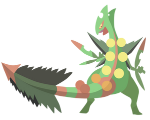 Mega Sceptile - Pokemon ORAS Vector