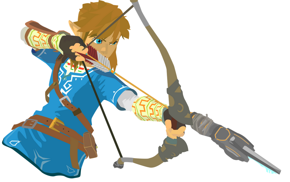 Link - Legend of Zelda Breath of the Wild - Vector by
