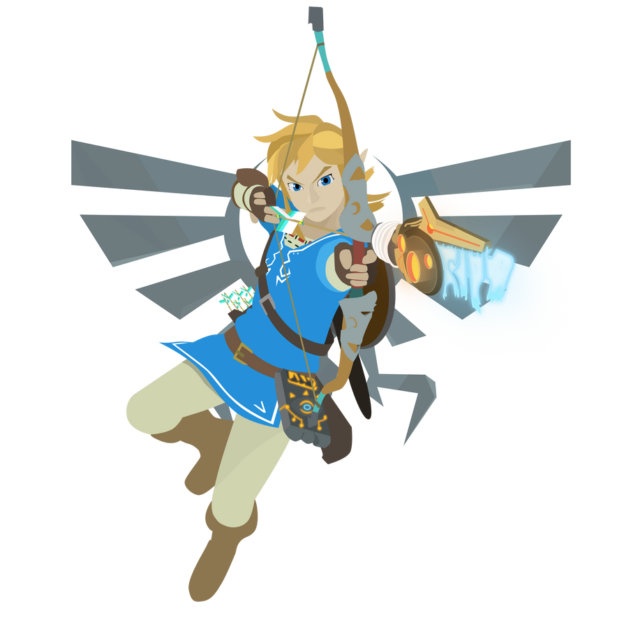 Link - Legend of Zelda Breath of the Wild - Vector by firedragonmatty on De...