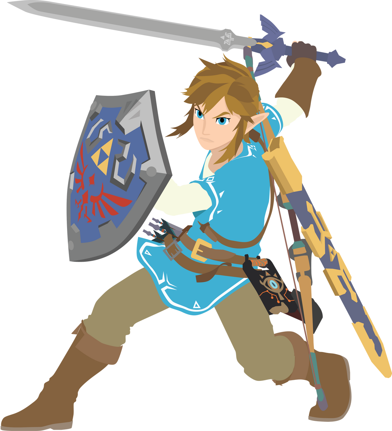 Link - 03 : Smash Bros Ultimate - Vector Art by firedragonmatty on ...