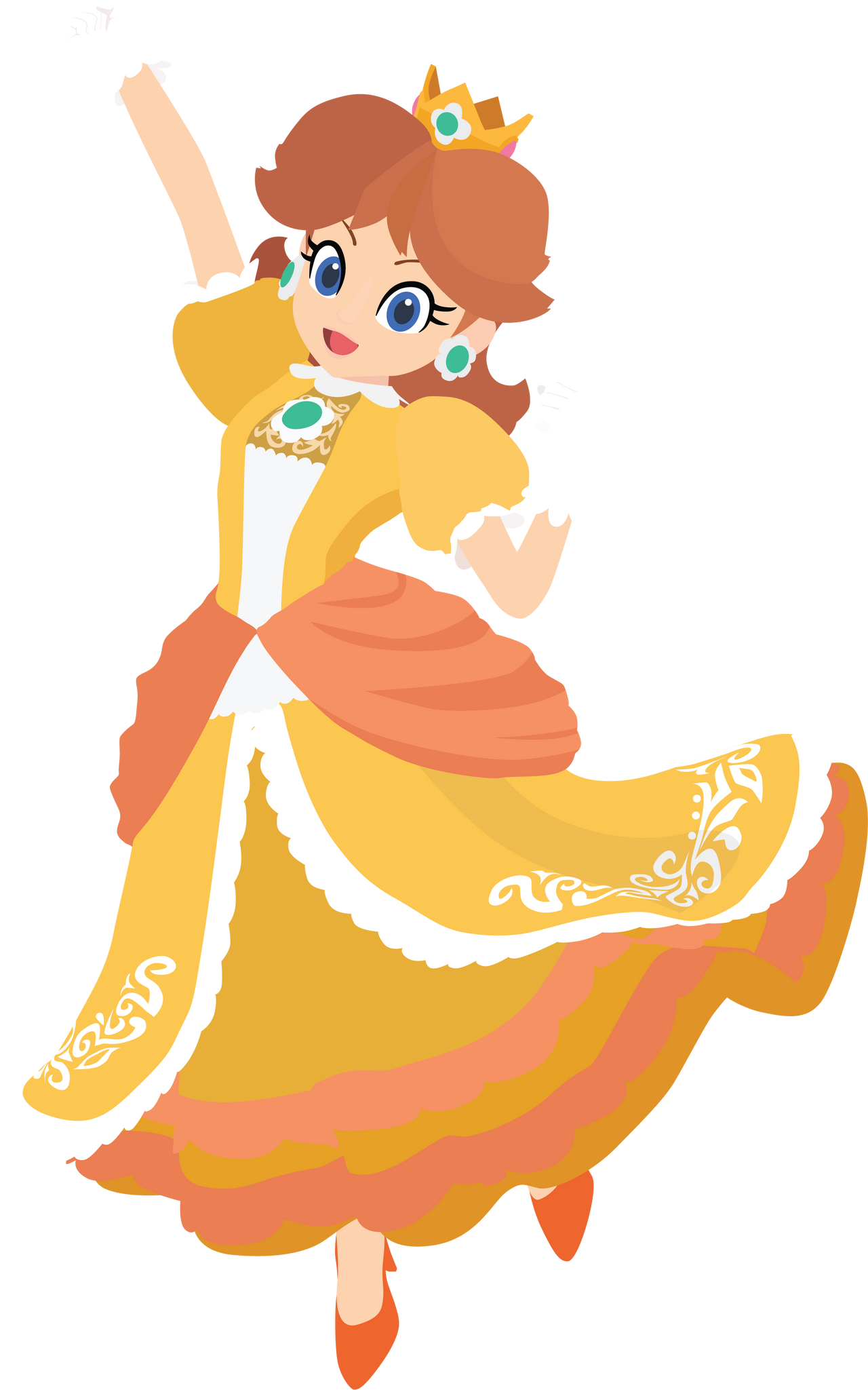 Daisy - 13e : Smash Bros Ultimate - Vector Art by firedragonmatty on ...
