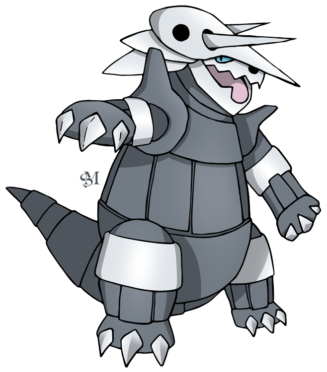 #306 Aggron by SM by Sworn-Metalhead on DeviantArt