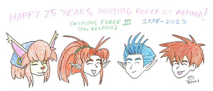 Shining Force III - 25th anniversary (PAL release)