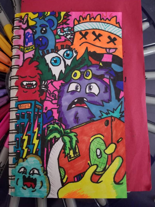 Doodles From Vexx / Cartoon Doodles Inspired By Vexx Art By