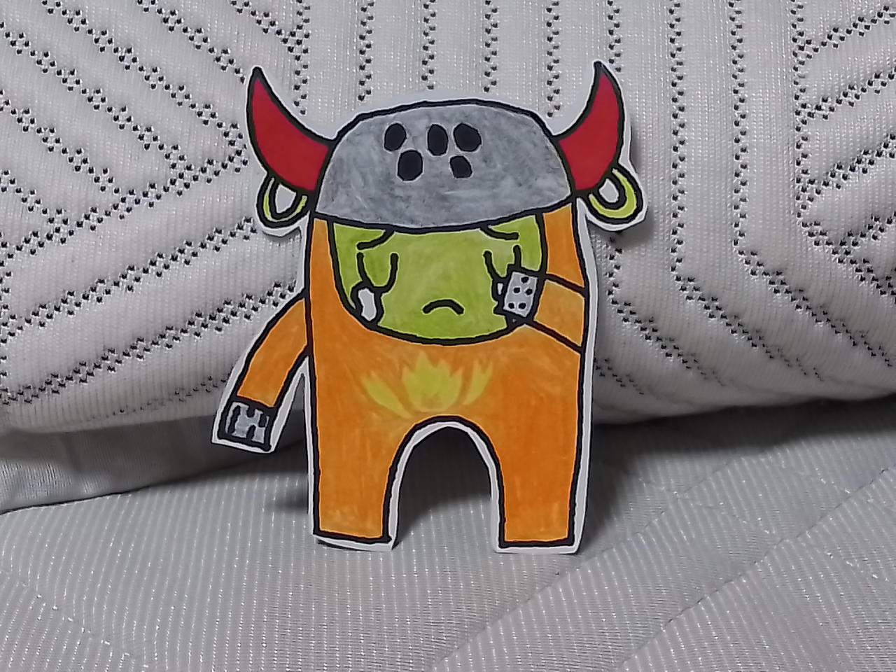 Paper Child Spicebon crying