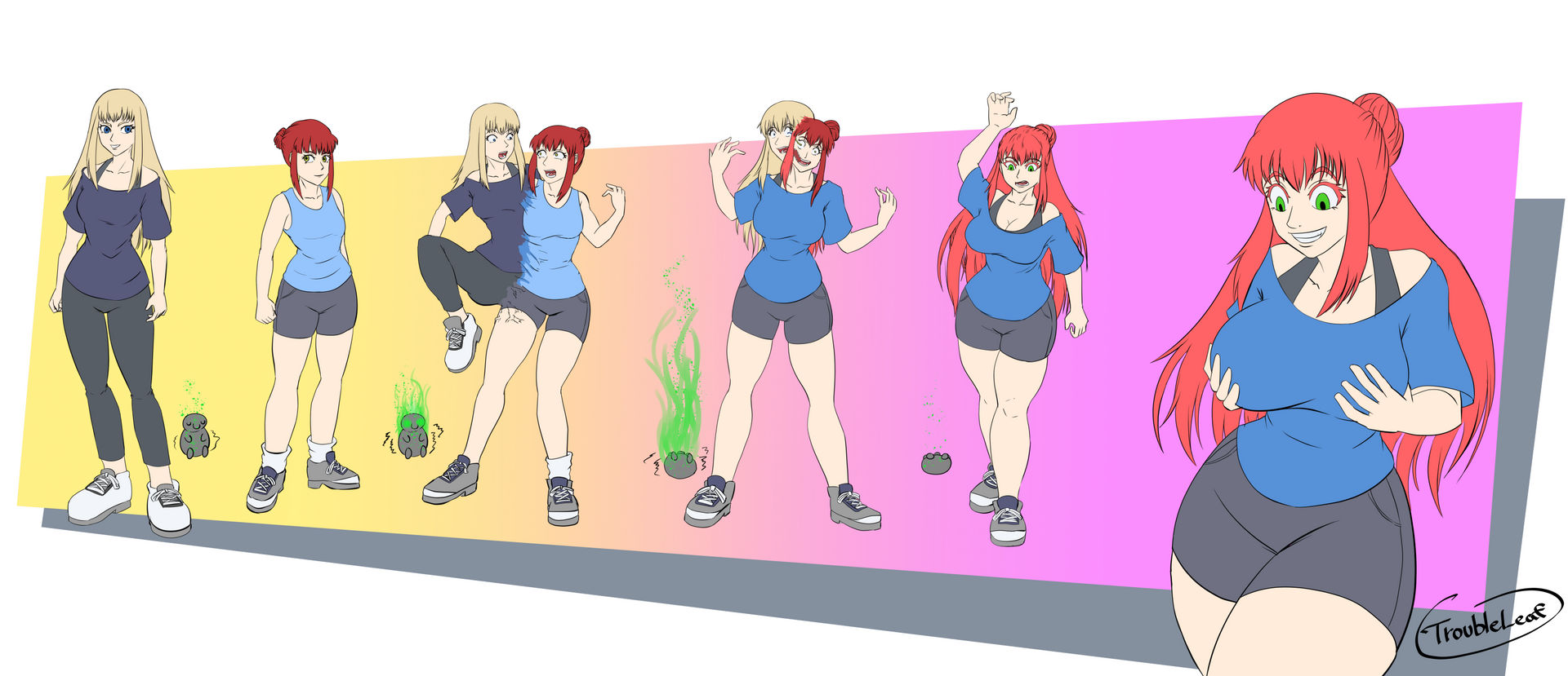 Fusion Comic Deviantart Fusion again by TroubleLeaf on DeviantArt