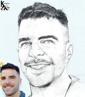 Portrait Practice- Zachary Quinto