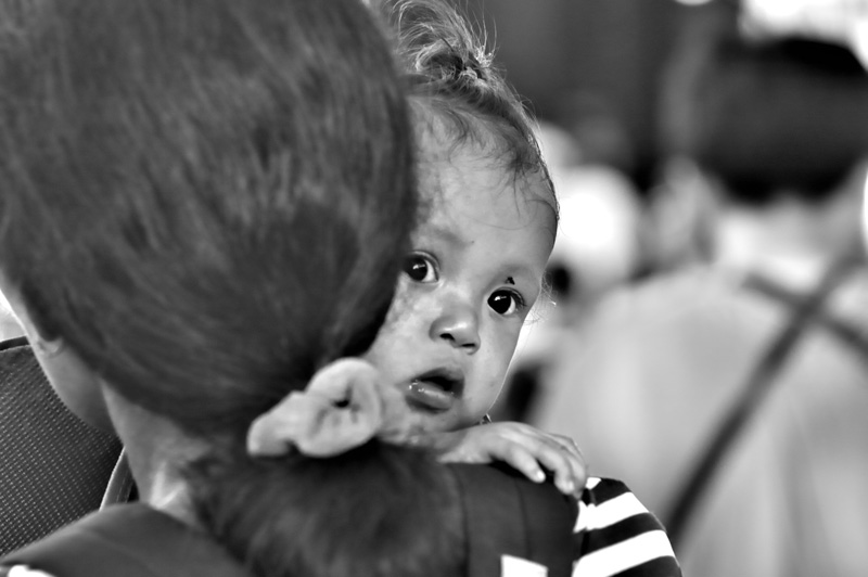 Infant on Mother's Shoulder