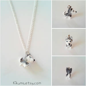 Clay Husky Necklace