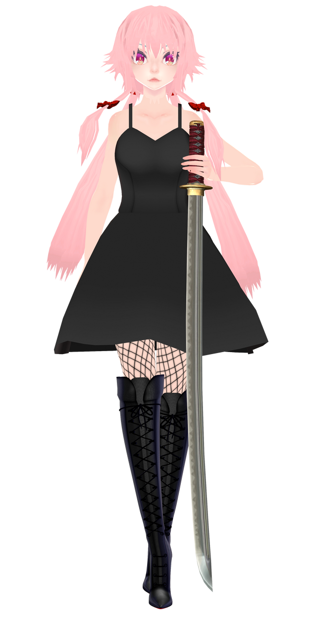 Yuno Gasai - Black Dress Model by Reina-R on DeviantArt Yuno Gasai - Black Dress Model by Reina-R on DeviantArt
