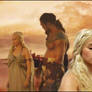 Drogo and Daenerys orange