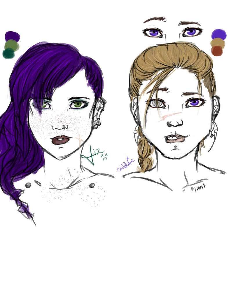 Gals Gals by DarkNightGraphX