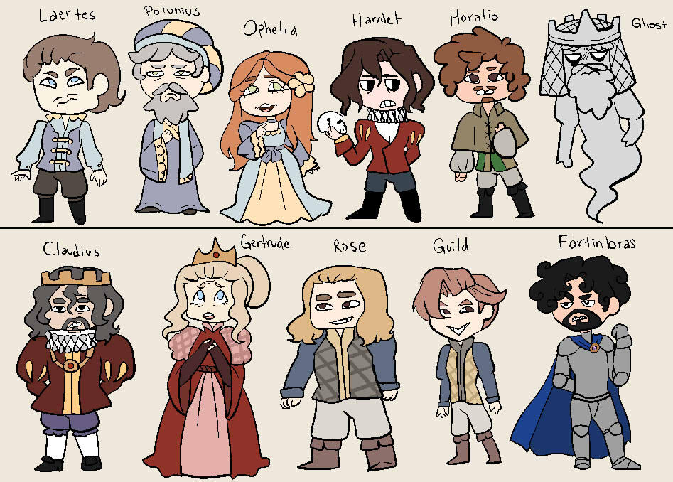 Hamlet Characters By Tr0n1ka On DeviantArt hamlet-characters-by-tr0n1ka-on-deviantart