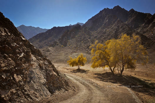 Mountains in Dubai