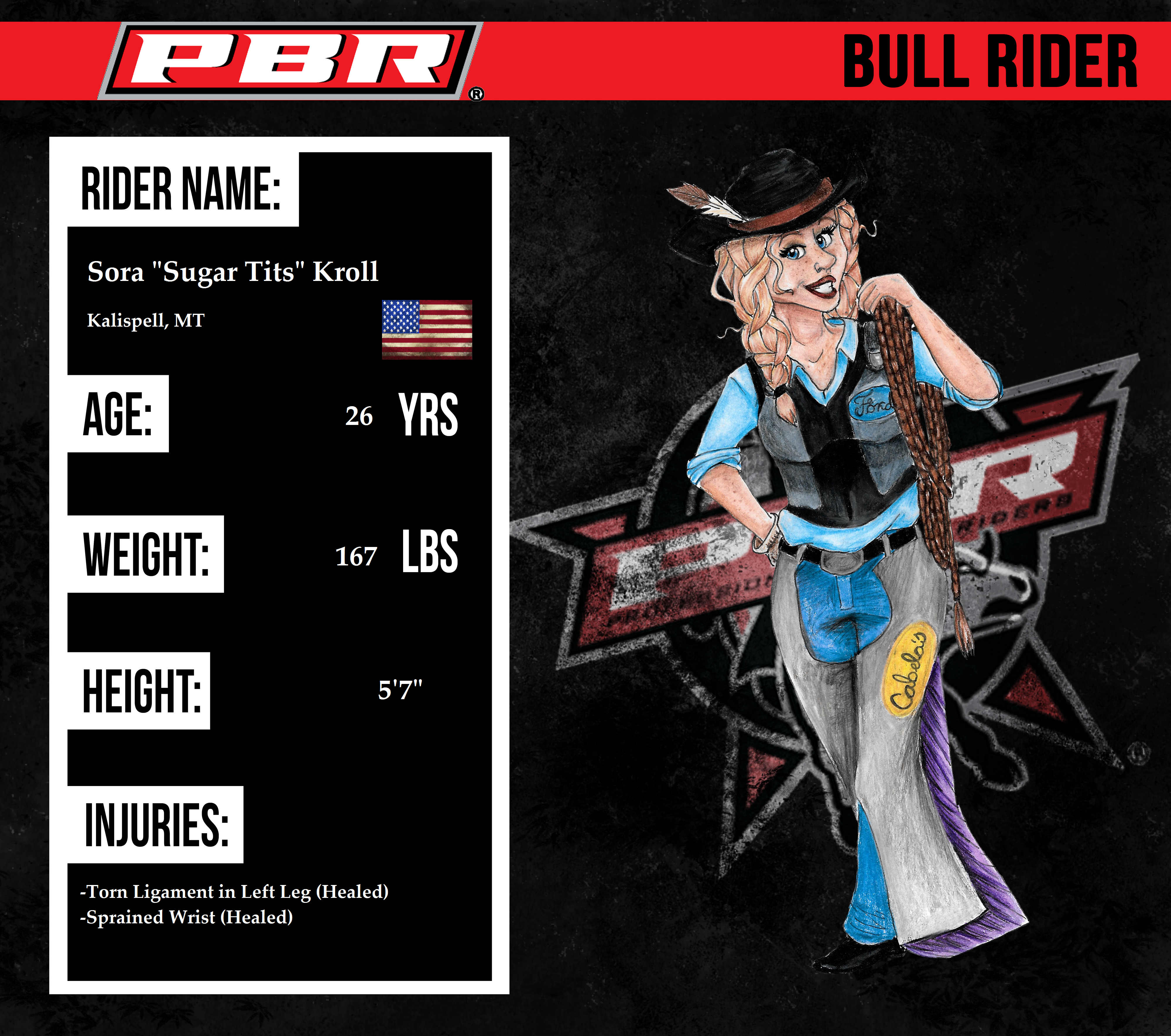 R004 ll Sora 'Sugar Tits' Kroll ll PBR ll Rider