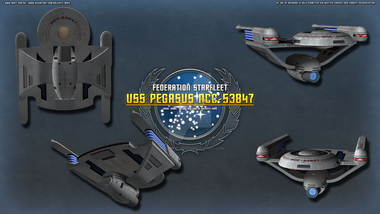 Yesteryears USS Pegasus NCC-53847 by Majestic-MSFC on DeviantArt