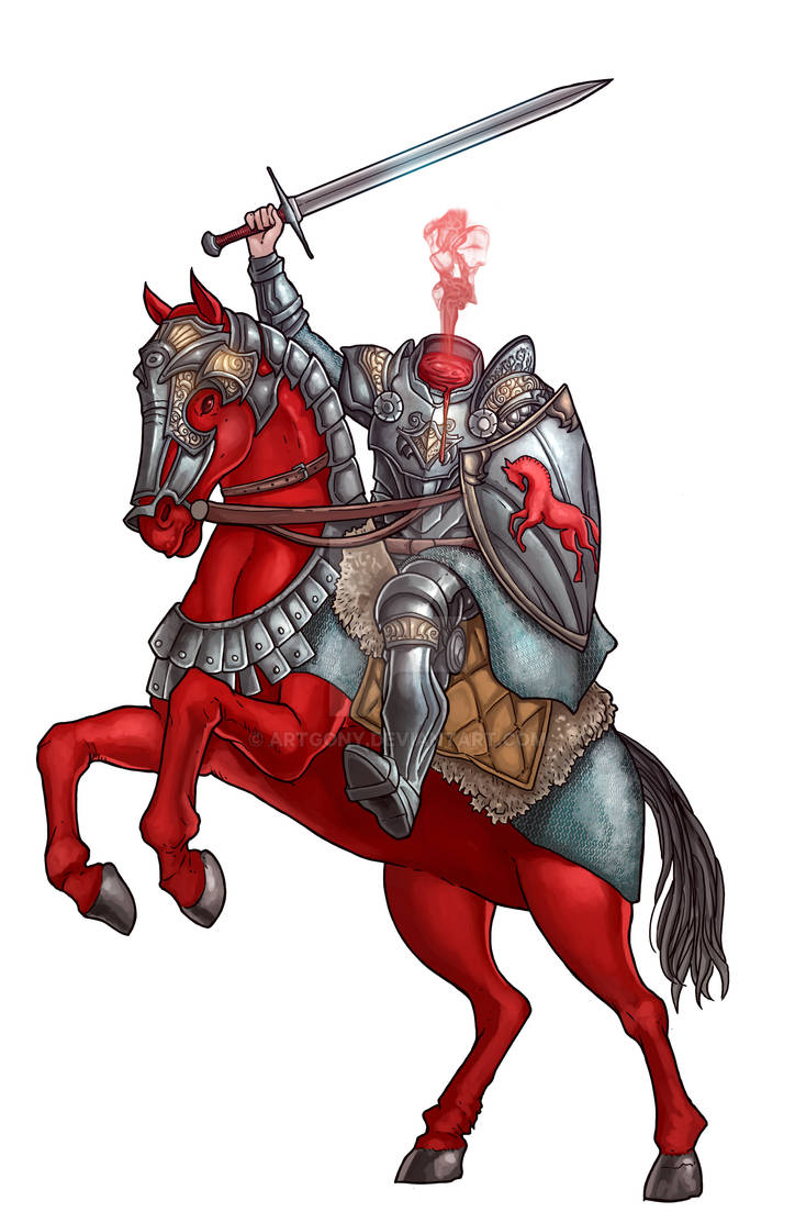bloody headless rider by artgony on DeviantArt