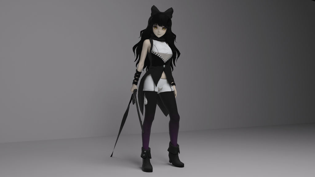 RWBY - Blake Render Test by Shinteo on DeviantArt