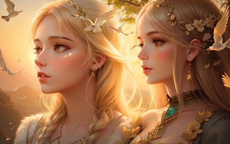 The Two Princesses Sisters by journey18 on DeviantArt