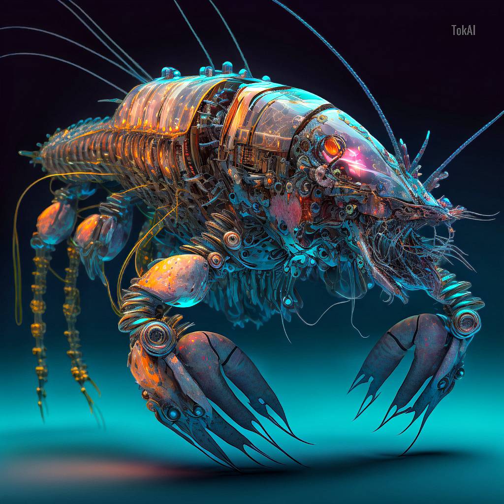 Shrimp Computer Human Shrimppp .. Transforms ! by TokAIArts on DeviantArt