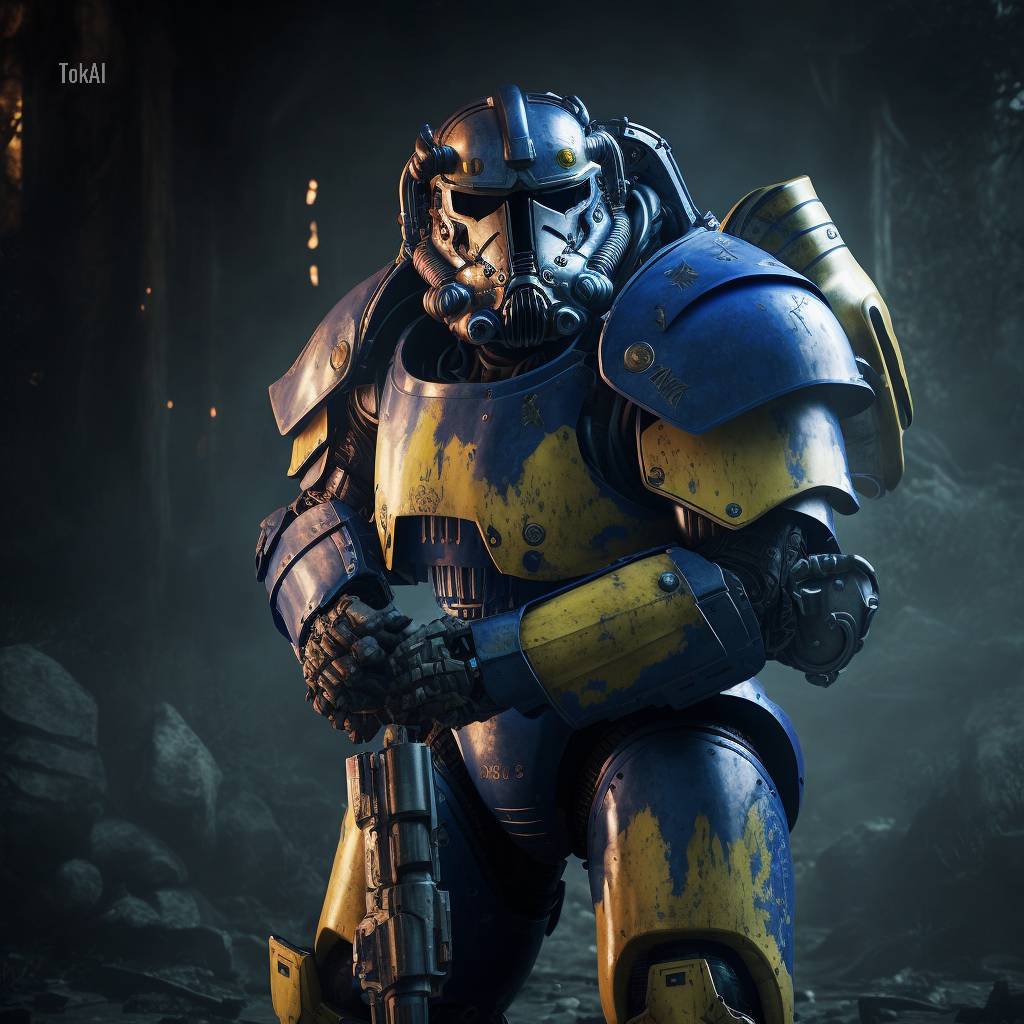 Advance Power Armor - Fallout 2 by TokAIArts on DeviantArt