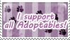 I support all Adoptables by LaraLeeL