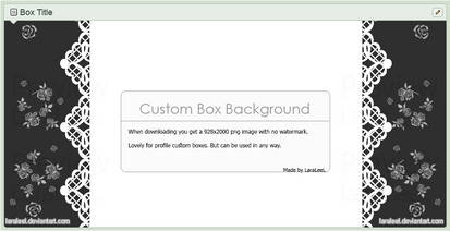 Black and white custom box design by TaNa-Jo on DeviantArt