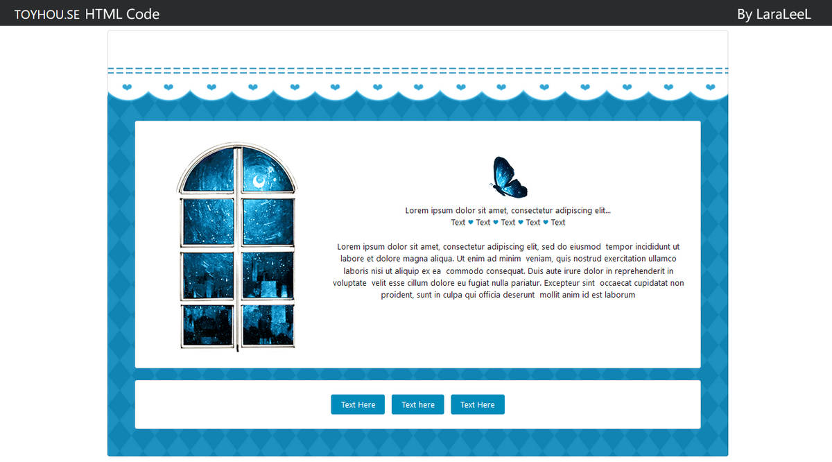 Toyhouse Profile Examples ToyHouse Blue Profile Page + Background by LaraLeeL on DeviantArt